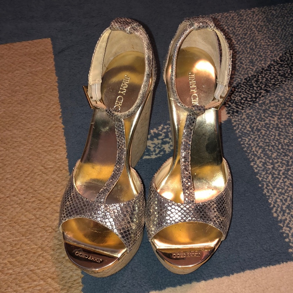 Jimmy Choo platform wedges